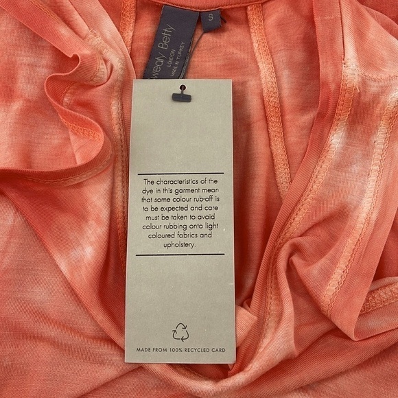 Sweaty Betty Easy Peazy Tie Dye Tank Top Orange Small - Picture 6 of 9